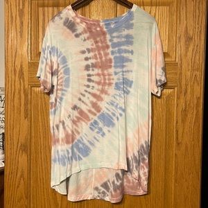 American Eagle Soft and Sexy Crew Neck Tshirt, Medium, Tye die
